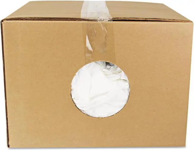 Main image of Hospital Specialty T-Shirt Rags Bleached White 25 Pounds/Bag 45525