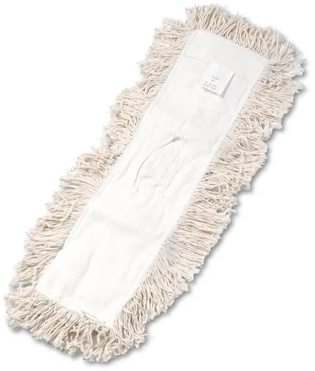 Alt view image 2 of 17 - Boardwalk Mop Head Dust Cotton 24 x 3 White 1024