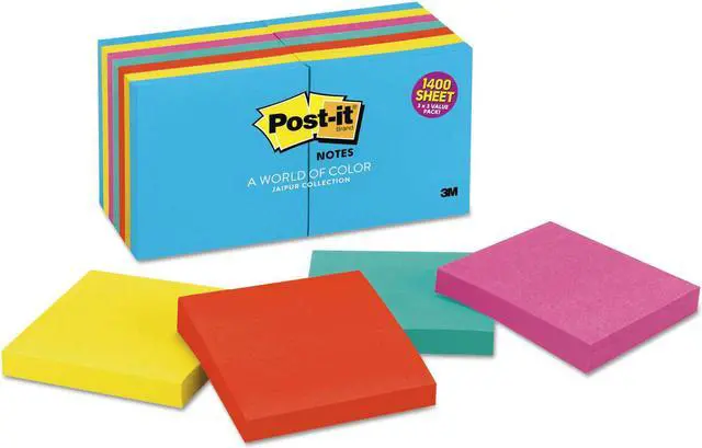 Alt view image 4 of 4 - 3M Post-it Plain Jaipur Notes