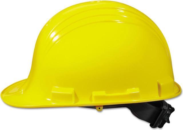 Alt view image 5 of 9 - NORTH SAFETY PRODUCTS The Peak A79 Hard Hat HDPE Shell Yellow A79R020000