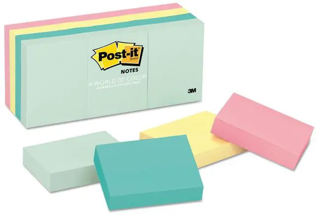 Alt view image 2 of 4 - 3M Post-it Notes Pastel Original Pads