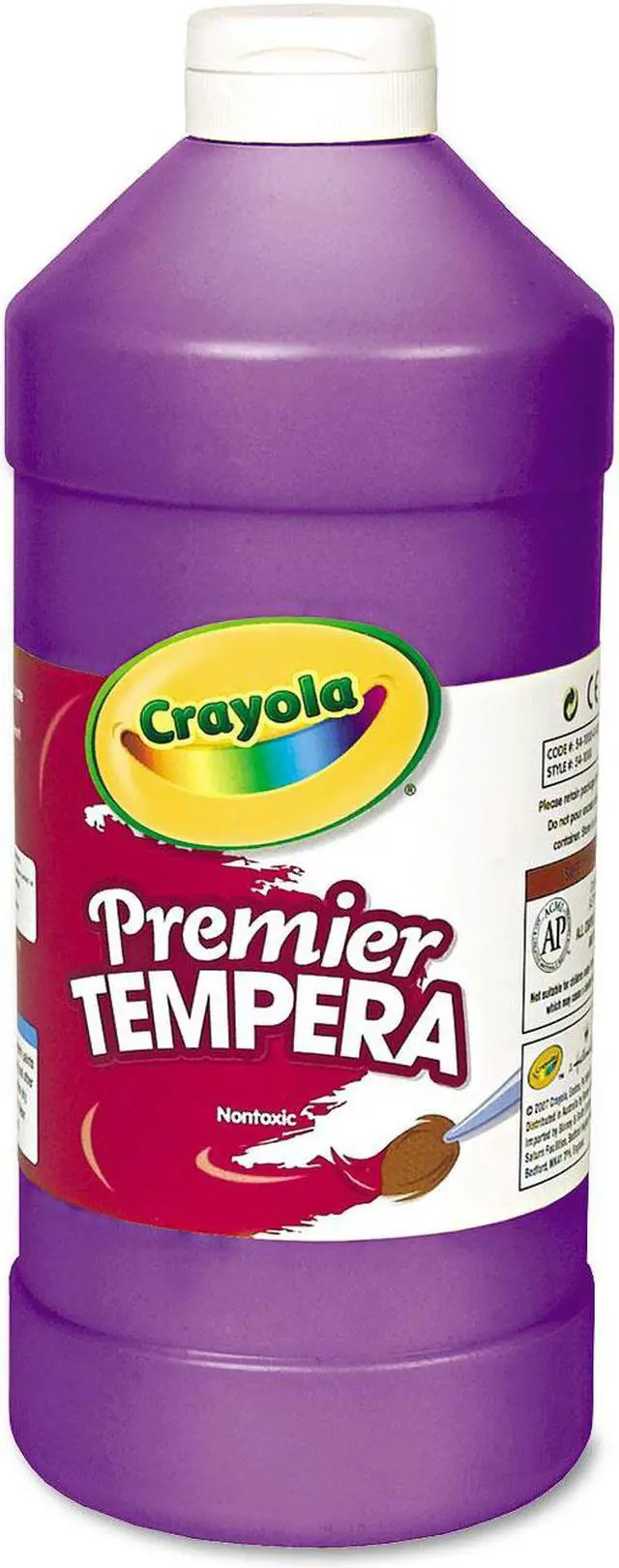 Alt view image 2 of 8 - Crayola. 541216042 Premier Tempera Paint, Blue, 16 oz