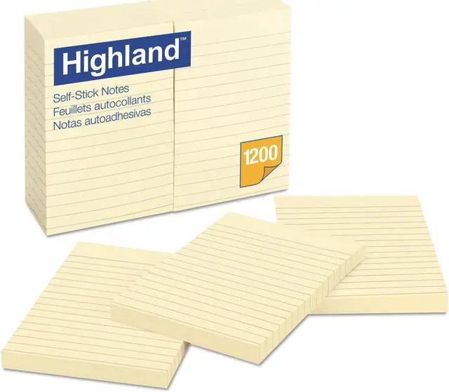 Alt view image 4 of 4 - 3M Highland Self-Sticking Note Pads