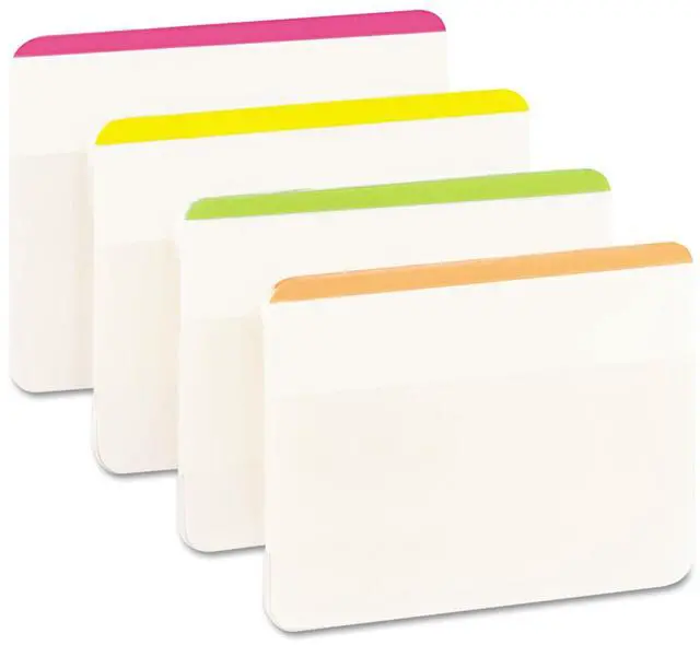 Alt view image 2 of 4 - 3M Post-it Durable Color Bar Flat File 2" Tabs