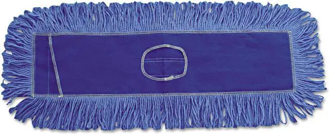 Main image of Boardwalk Mop Head Dust Looped-End Cotton/Synthetic Fibers 24 x 5 Blue 1124