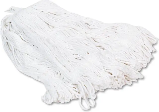 Main image of Boardwalk Pro Loop Web/Tailband Wet Mop Head Rayon 24oz White 424REA