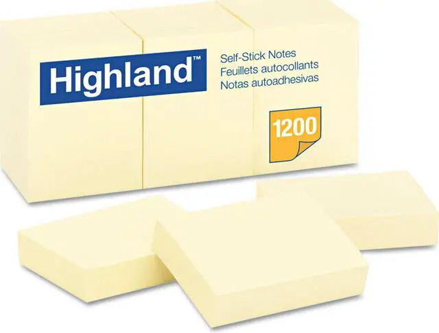 Alt view image 2 of 4 - 3M Highland Self-Sticking Note Pads