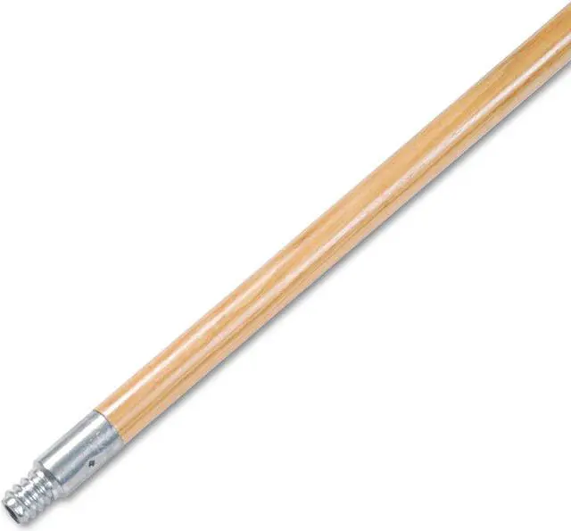 Main image of Boardwalk Metal Tip Threaded Hardwood Broom Handle 1 1/8 dia x 60 Natural 138