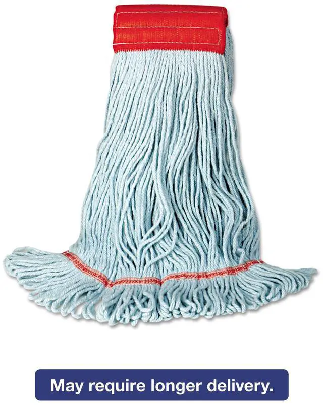 Alt view image 2 of 7 - Boardwalk EchoMop with Looped-End Wet Head Synthetic/Cotton Medium Blue 1400MEA