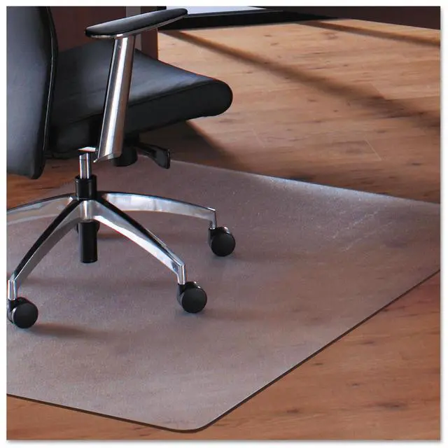 Alt view image 5 of 20 - Floortex Cleartex MegaMat Heavy-Duty Polycarbonate Mat for Hard Floor/All Carpet