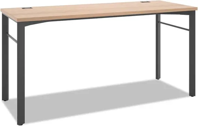 Alt view image 2 of 5 - HON - HMNG60WKSL.WH.A1 - Manage Series Desk Table, 60w x 23 1/2d x 29 1/2h, Wheat