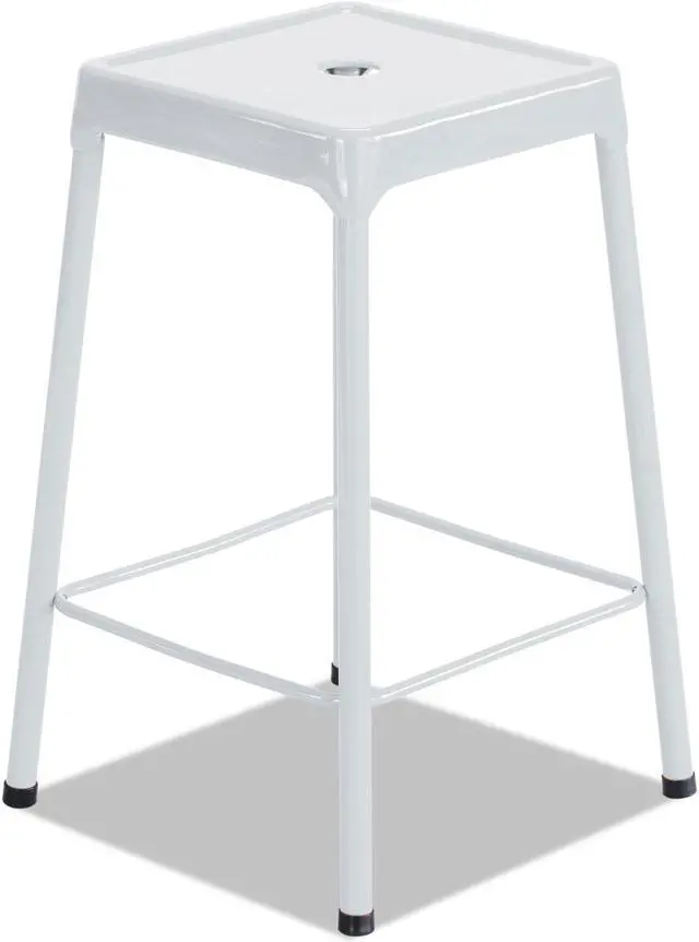 Alt view image 3 of 6 - Safco - 6605RD - Counter-Height Steel Stool, Red