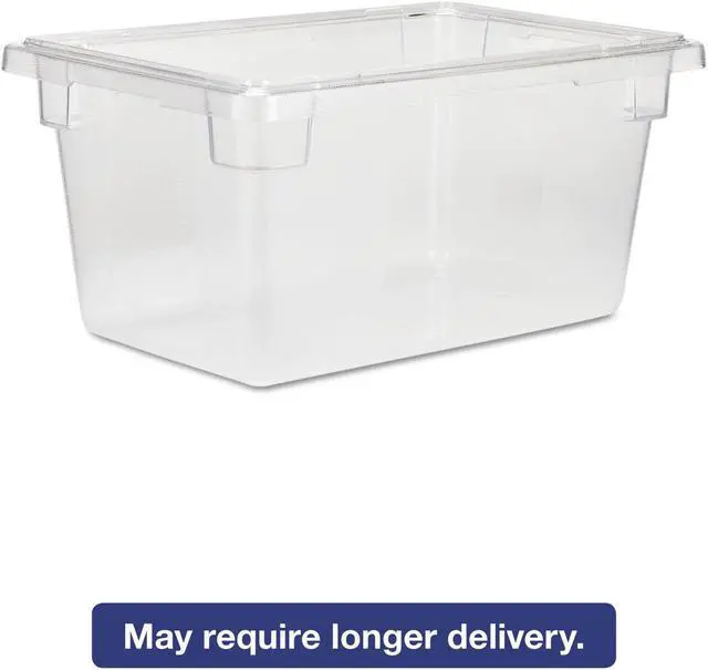 Alt view image 2 of 12 - Food/tote Boxes, 5gal, 12w X 18d X 9h, Clear