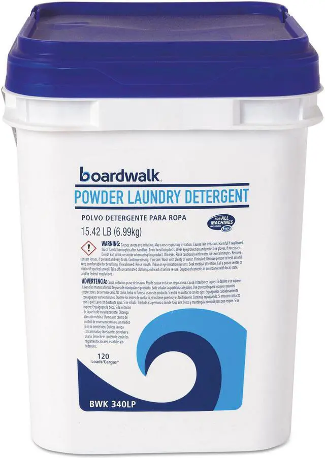 Alt view image 4 of 13 - Boardwalk Laundry Detergent Powder, Crisp Clean Scent, 18 Lb Pail 340LP