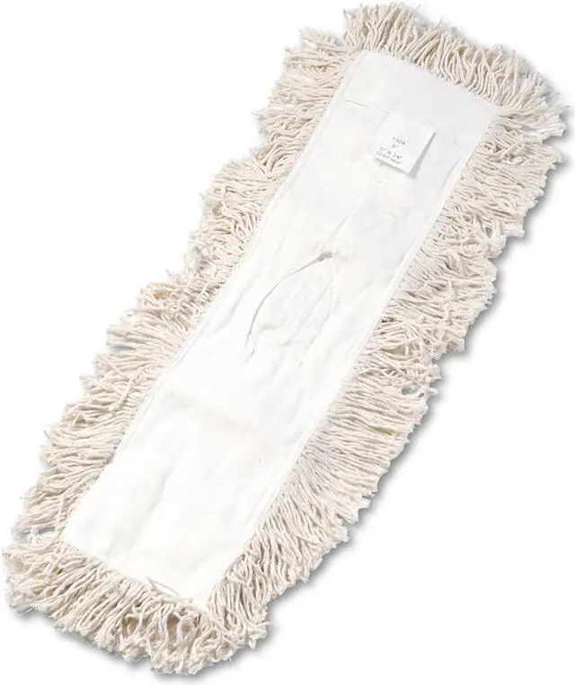 Alt view image 5 of 12 - Boardwalk Mop Head Dust Cotton 48 x 3 White 1048