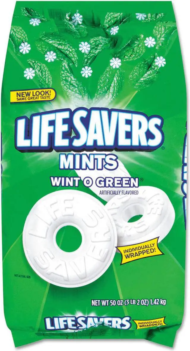 Alt view image 2 of 17 - LifeSavers Hard Candy Wint-O-Green 50oz Bag 21524