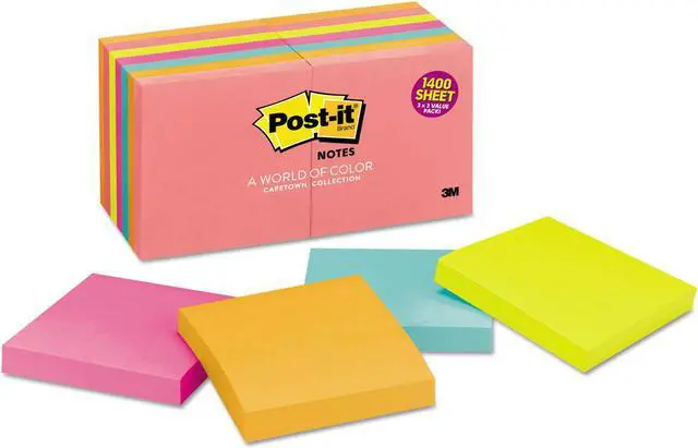 Alt view image 5 of 5 - 3M Post-it CapeTown Collection Notes