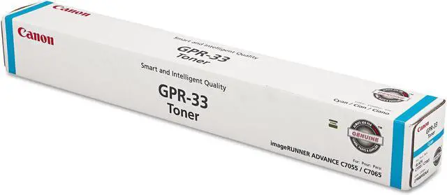 Main image of Canon GPR-33 Original Toner Cartridge - Laser - 52000 Pages - Cyan - 1 Each