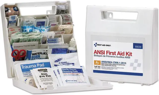 Main image of ANSI Class A+ First Aid Kit for 50 People, 183 Pieces FAO90639