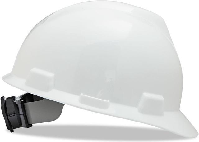 V-Gard Hard Hats, Ratchet Suspension, Size 6.5 to 8, White V-Gard Hard Hats, Ratchet Suspension, Size 6.5 to 8, White