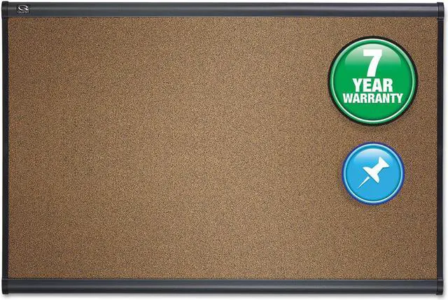 Alt view image 3 of 13 - Prestige Bulletin Board, Brown Graphite-Blend Surface, 48 X 36, Cherry Frame