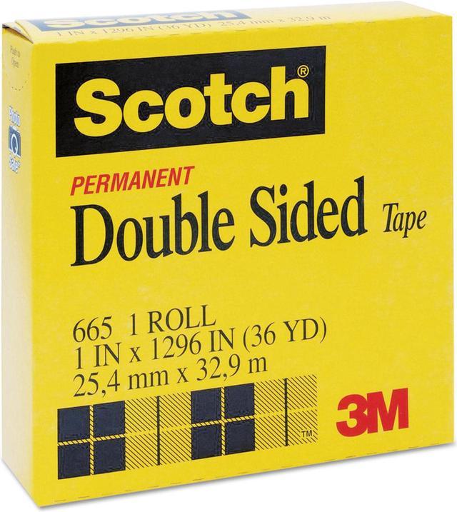 Scotch Permanent Double-Sided Tape With C40 Dispenser, 1/2 x 900