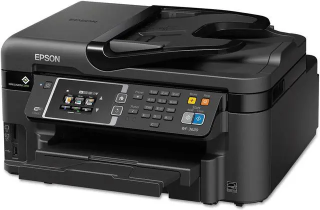 Alt view image 19 of 20 - Epson WorkForce WF-3620 (C11CD19201) Duplex up to 4800 x 1200 optimized dpi wireless 4-in-One Printer