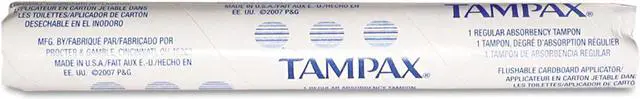Main image of Tampons, Original, Regular Absorbency, 500/carton