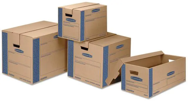 Alt view image 4 of 4 - Bankers Box Smoothmove Prime Lift-off Lid Small Moving Boxes