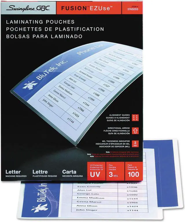 Alt view image 4 of 5 - Swingline EZUse Laminating Pouches