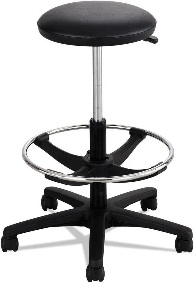 Main image of Extended-Height Lab Stool, Black