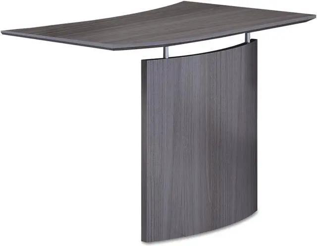 Main image of Mayline - MNBDGLLGS - Medina Laminate Bridge, Left-Hand, 48w x 24d x 29 1/2h, Gray Steel