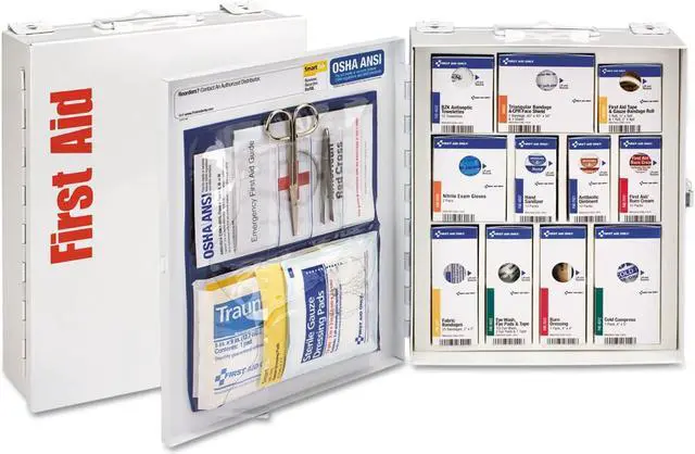 Alt view image 6 of 11 - SmartCompliance First Aid Station for 50 People, 241 Pieces ACM90608