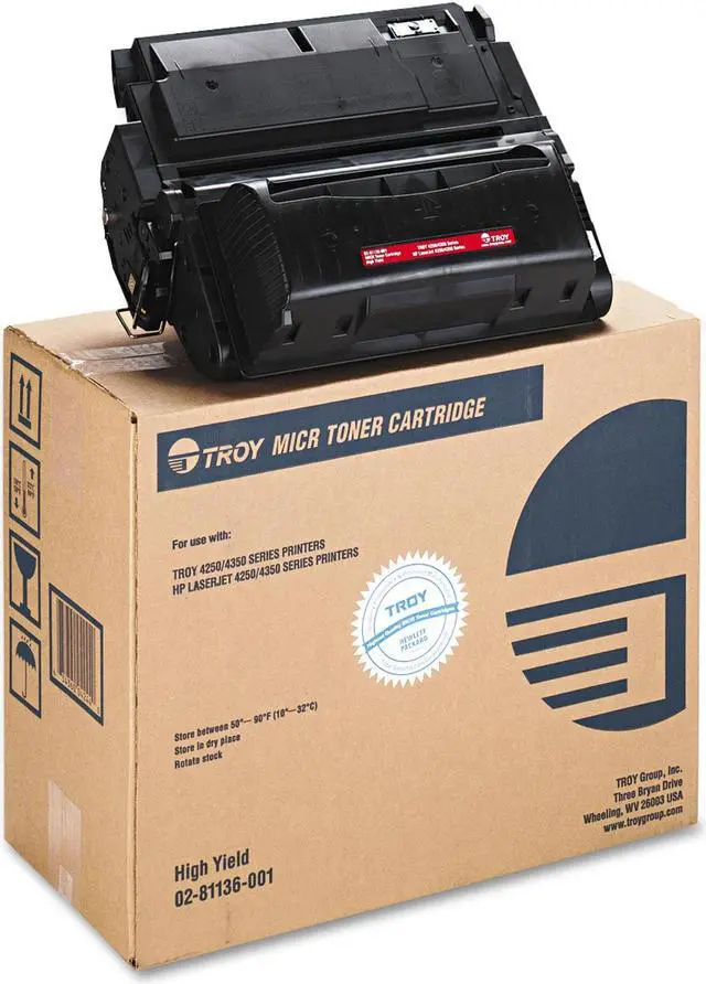 Alt view image 7 of 11 - Troy 0281136001 High-Quality MICR Toner Cartridge Black