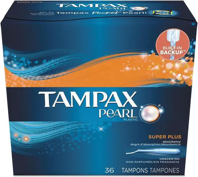Alt view image 3 of 9 - Pearl Tampons, Regular, 36/box, 6 Box/carton
