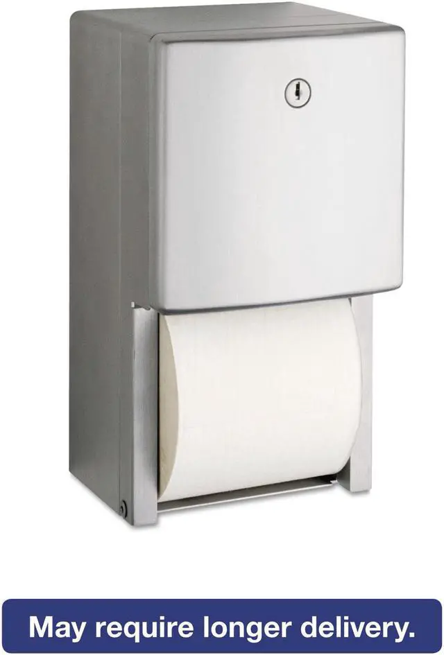 Main image of Bobrick ConturaSeries Two-Roll Tissue Dispenser 6 1/16" x 5 15/16" x 11" 4288