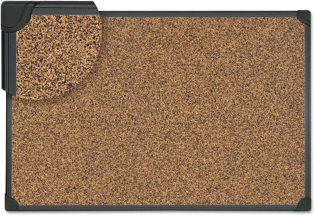 Alt view image 5 of 18 - Tech Cork Board, 48 x 36, Cork, Black Frame 43023