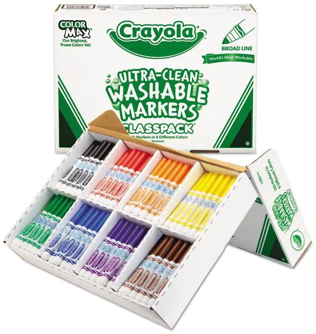 Alt view image 5 of 7 - Crayola Broadline Classpack Markers