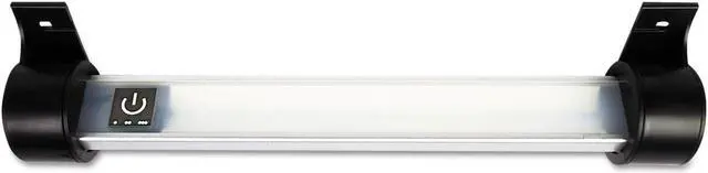Alt view image 3 of 20 - Under Cabinet LED Strip Lamp, 2 Prong, 24"Wide, Black ALELEDUC24B