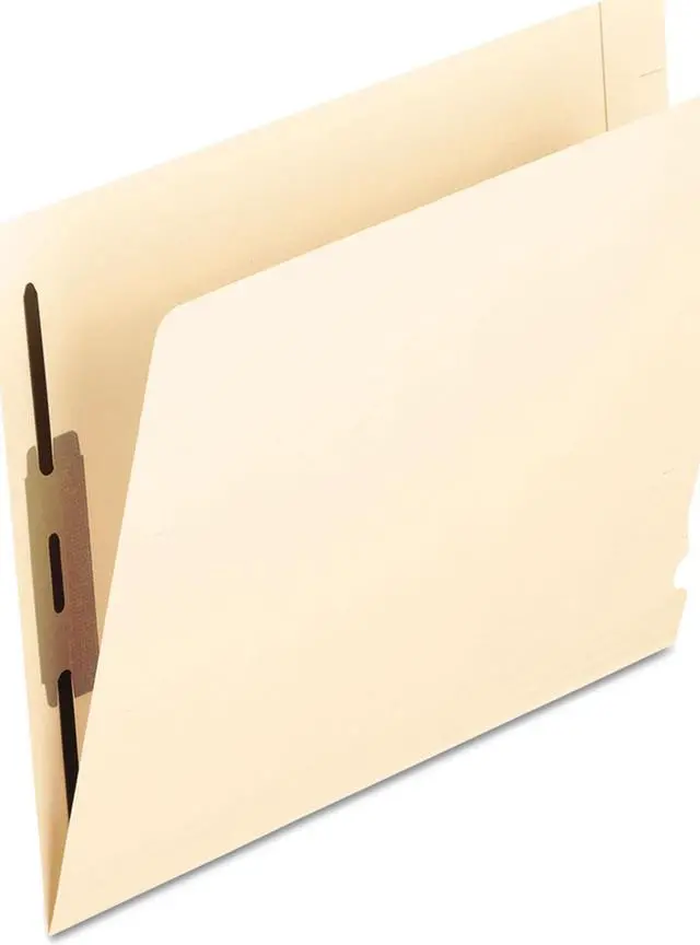 Alt view image 2 of 2 - Laminated Spine End Tab Folder With 2 Fasteners, 11 Pt Manila, Legal, 50/box