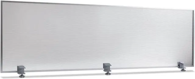 Main image of Polycarbonate Privacy Panel, 65w X 18h, Silver