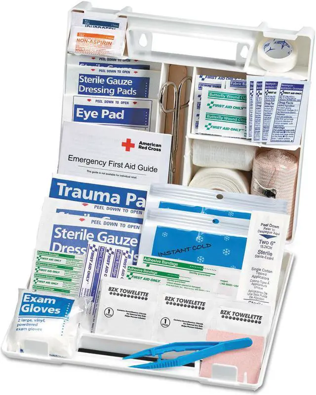 Alt view image 3 of 15 - Sports First Aid Kit for 10 People 71 Pieces/Kit