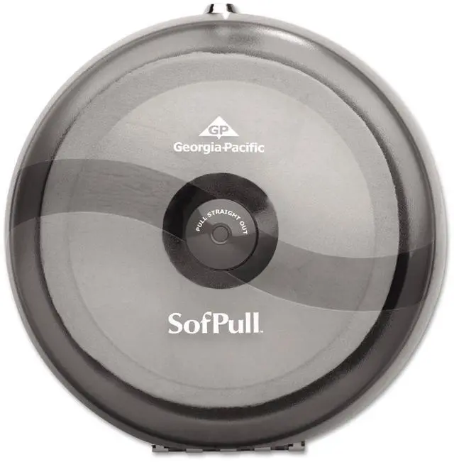 Alt view image 3 of 14 - GEORGIA PACIFIC Sofpull High-Capacity Centerpull Tissue Dispenser 10 1/2x6 3/4 x10 1/2 Gray 56501