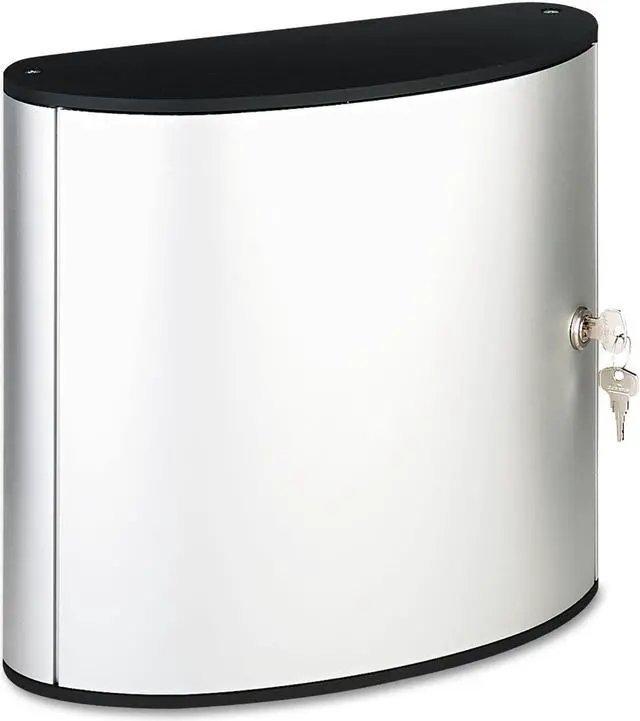 Alt view image 6 of 20 - Durable Locking Key Cabinet 36-Key Brushed Aluminum Silver 11 3/4 x 4 5/8 x 11