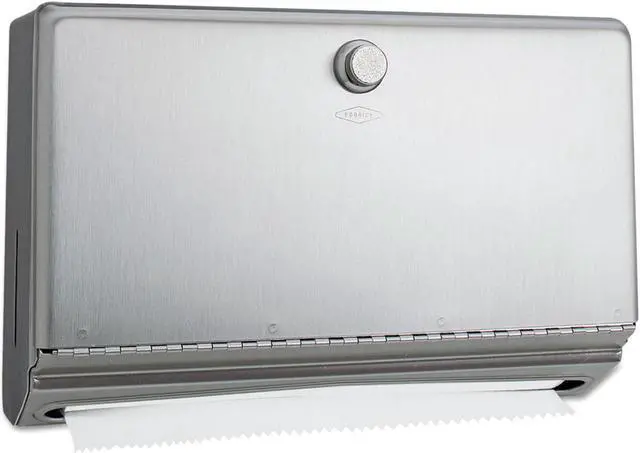 Alt view image 2 of 7 - Bobrick - B-26212 - Surface-Mounted Paper Towel Dispenser, Stainless Steel, 10 3/4 x 4 x 7 1/16