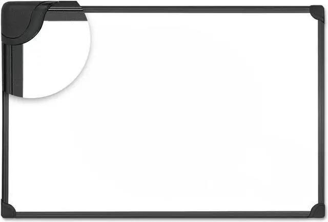 Main image of UNIVERSAL Design Series Magnetic Steel Dry Erase Board 48 x 36 White Black Frame
