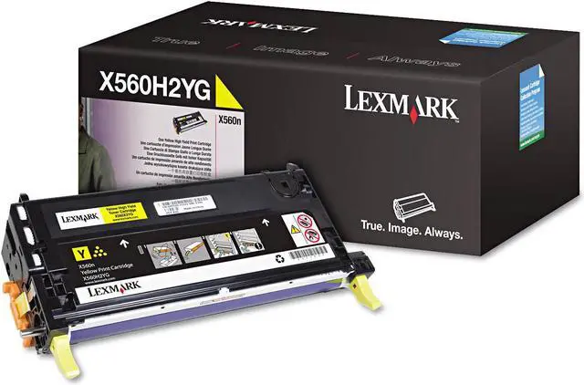 Main image of Lexmark X560H2YG High-Yield Toner 10000 Page-Yield Yellow