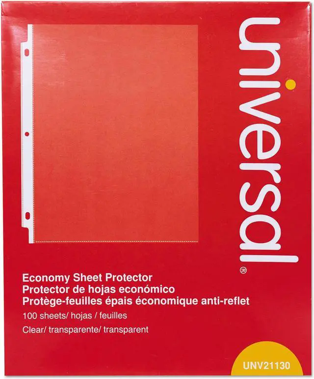 Alt view image 3 of 4 - Top-Load Poly Sheet Protectors, Nonglare, Economy, Letter, 200/box