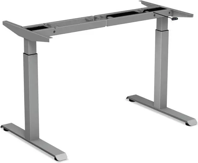 Alt view image 2 of 20 - 2-Stage Electric Adjustable Table Base, 27 1/4" to 47 1/4" High, Black