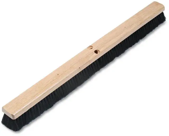 Alt view image 2 of 20 - Boardwalk Floor Brush Head 2 1/2" Black Tampico Fiber 36" 20236